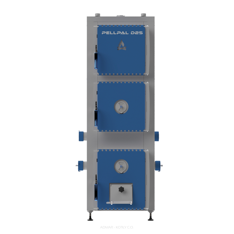 Kocioł na drewno PELLPAL D o mocy 25 kW - 5 Klasa EcoDesign